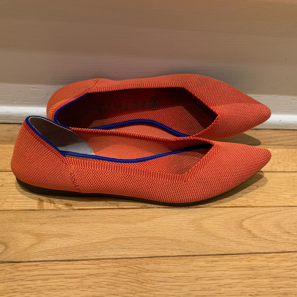 Rothys orange size 9 point